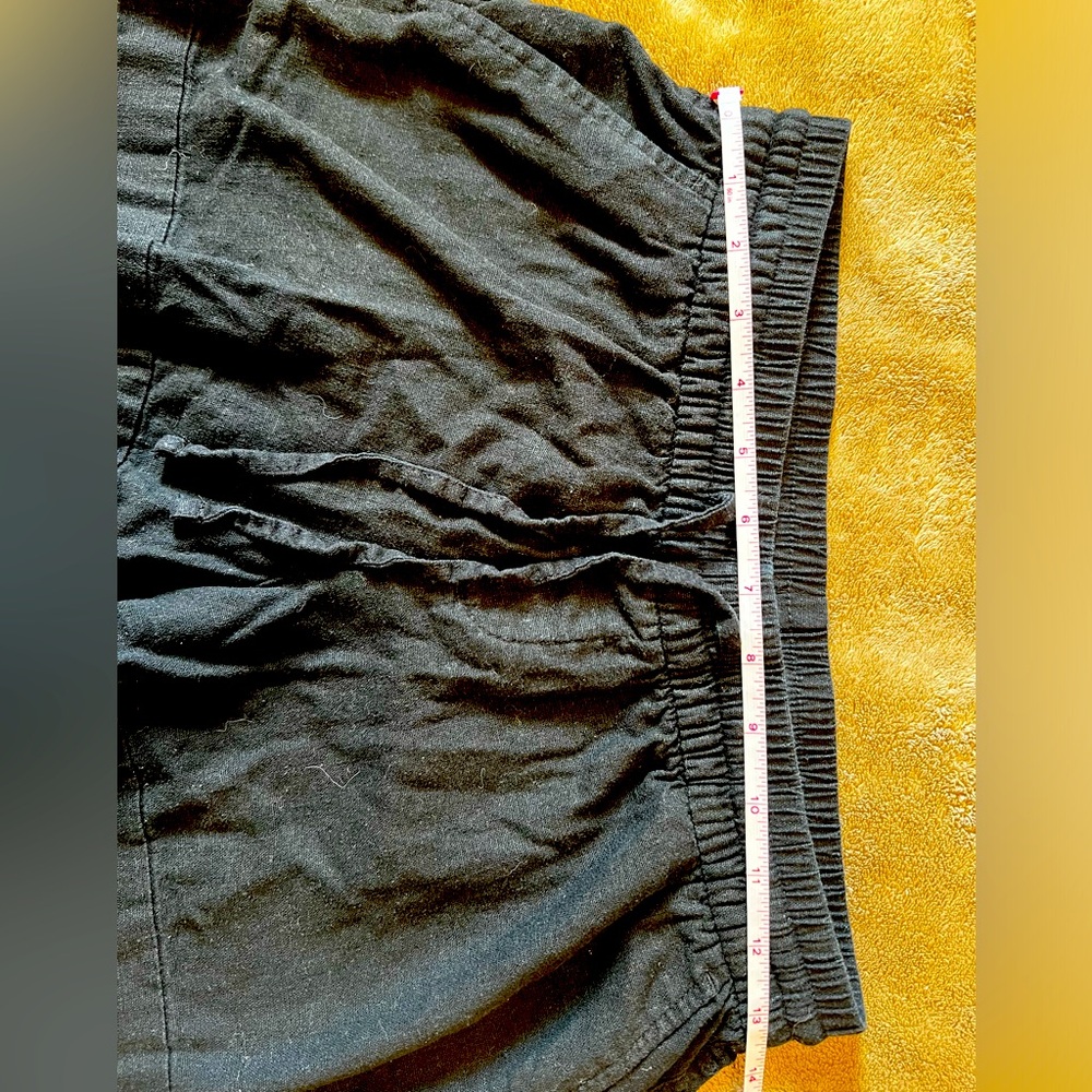 Black flowy shorts